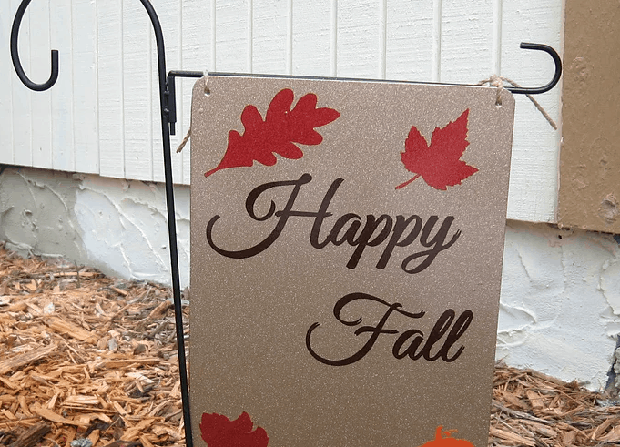 Yard sign, diy project, created by Styletech products